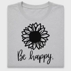 Be Happy Sunflower DTF Transfer
