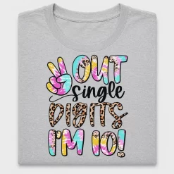 Peace Out Single Digits DTF Transfer