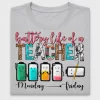 Battery Life Teacher DTF Transfer
