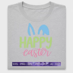 Happy Easter Bunny Ears DTF Transfer