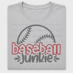 Baseball Junkie DTF Transfer Design