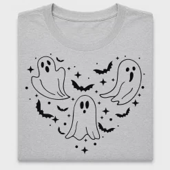 Spooky Ghosts and Bats DTF Transfer