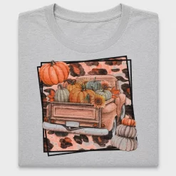 Vintage Truck Pumpkin DTF Transfer