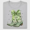 St. Patrick's Day Cowgirl Boots DTF Transfer