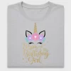 Unicorn Birthday Girl DTF Transfer