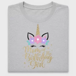 Unicorn Birthday Girl DTF Transfer