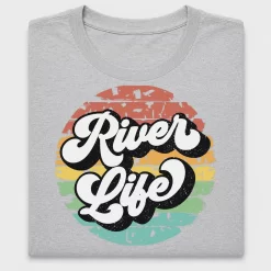 Retro River Life DTF Transfer