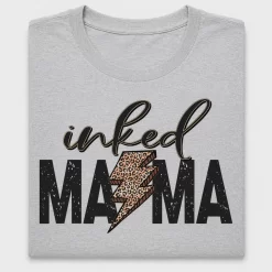 Inked Mama Leopard Lightning DTF Transfer