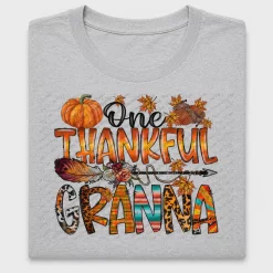 One Thankful Grandma DTF Transfer