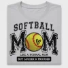 Softball Mom DTF Transfer Design