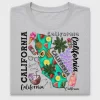 California Summer DTF Transfer Design