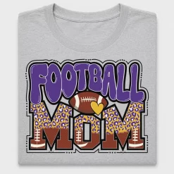 Football Mom Leopard DTF Transfer