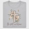 Boho Floral Cross DTF Transfer