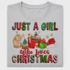 Just A Girl Who Loves Christmas DTF Transfer
