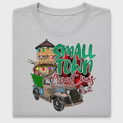 Small Town Christmas Truck DTF Transfer
