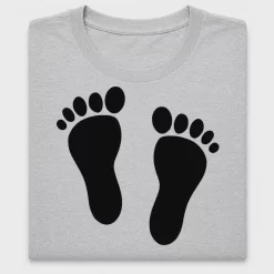 Baby Footprint Silhouette DTF Transfer