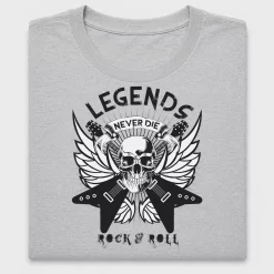 Rock & Roll Legends Skull Wings DTF Transfer