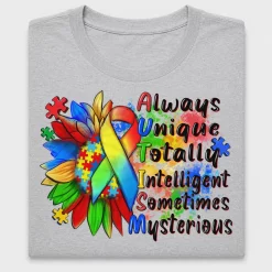Autism Awareness Sunflower DTF Transfer