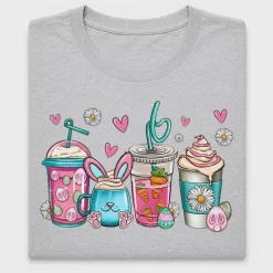 Easter Bunny Coffee Cup DTF Transfer