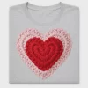 Cozy Crochet Heart DTF Transfer