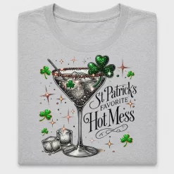 St Patrick's Favorite Hot Mess DTF Transfer