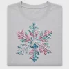 Watercolor Snowflake DTF Transfer