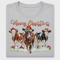 Mooey Christmas Cow DTF Transfer