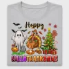Hallothanksmas Ghost Turkey Tree DTF Transfer