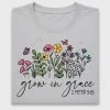 Grow In Grace Floral DTF Transfer