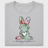Floral Easter Bunny DTF Transfer