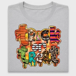 Trick or Treat Colorful DTF Transfer
