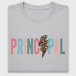 Principal Leopard Lightning Bolt DTF Transfer