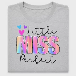 Little Miss Perfect DTF Transfer