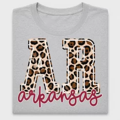 Arkansas Leopard Print DTF Transfer