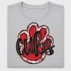 Red Paw Print DTF Transfer