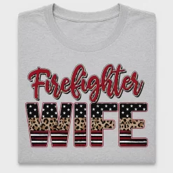 Firefighter Wife DTF Transfer Design