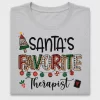 Santa's Favorite Therapist DTF Transfer