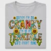 Cranky Sunflower Cactus DTF Transfer