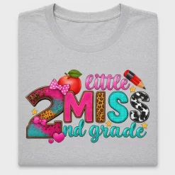 Little Miss 2nd Grade DTF Transfer