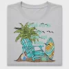 Beach Time Out Chair DTF Transfer