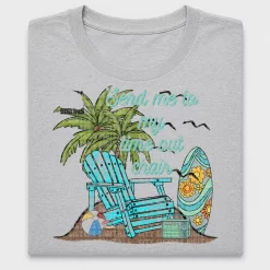 Beach Time Out Chair DTF Transfer