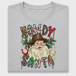 Cowboy Santa Western Christmas DTF Transfer
