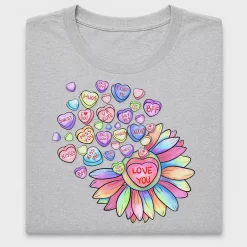 Watercolor Love Sunflower DTF Transfer