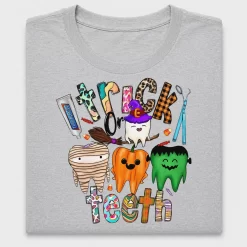 Trick or Teeth Halloween DTF Transfer
