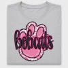 Pink Bobcats Paw Print DTF Transfer