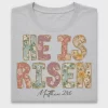 He Is Risen Floral DTF Transfer