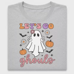Boho Ghost Let's Go Ghouls DTF Transfer