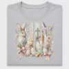 Watercolor Easter Bunny DTF Transfer