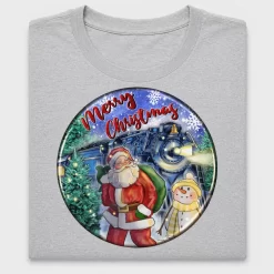 Vintage Christmas Train DTF Transfer
