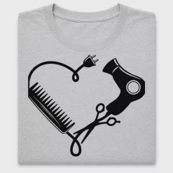Hairdresser Tools Heart DTF Transfer
